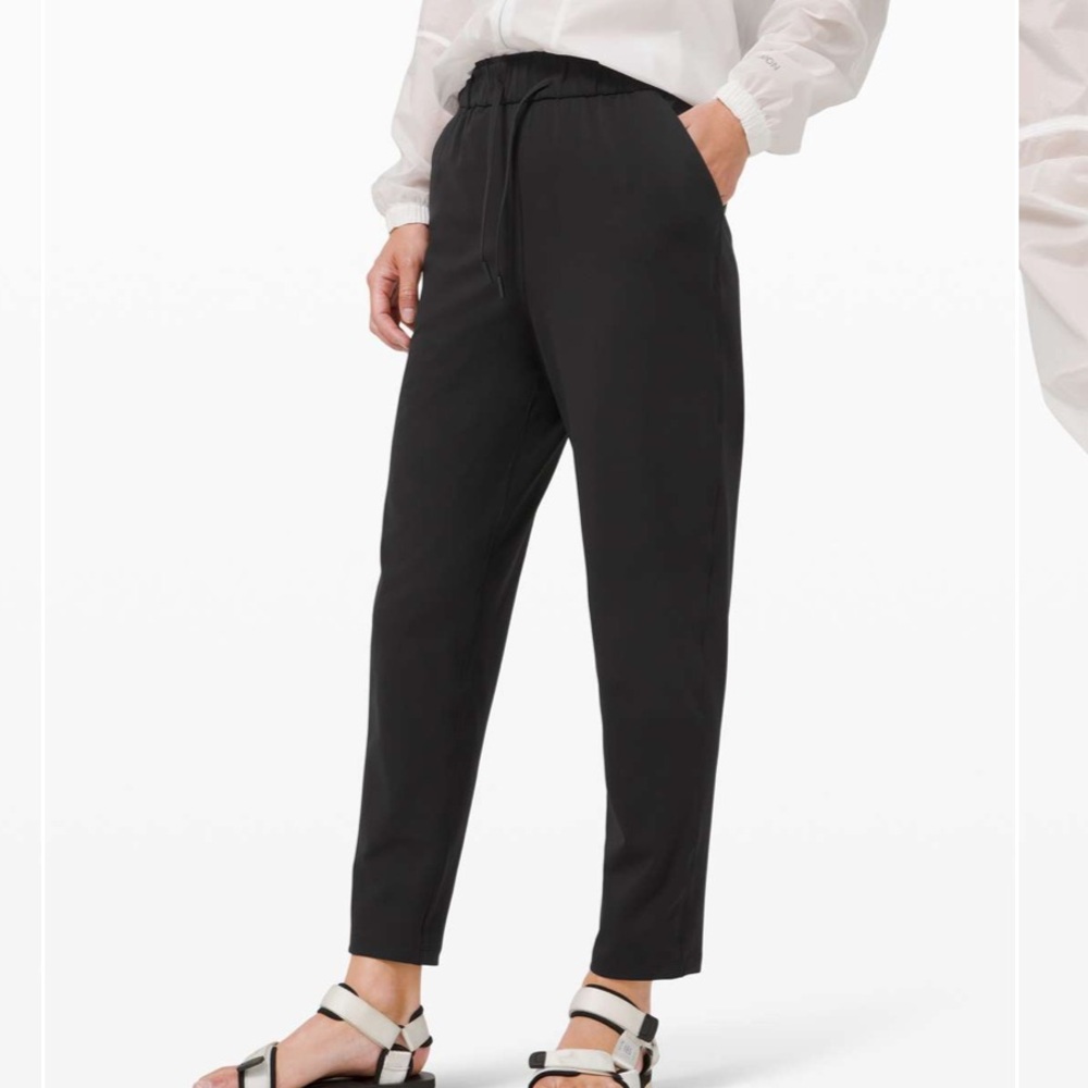 lululemon athletica Black Keep Moving 7/8 Pants